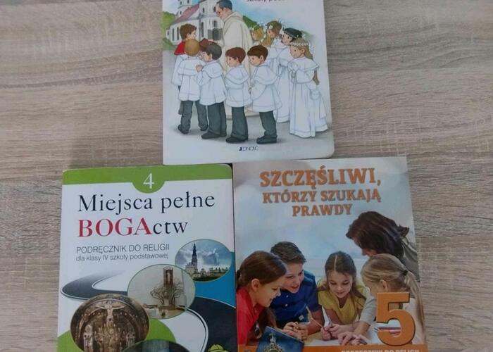 Grajewo ogłoszenia: Witam sprzedam podręczniki do religii do klasy 3,4,5 szkoły...