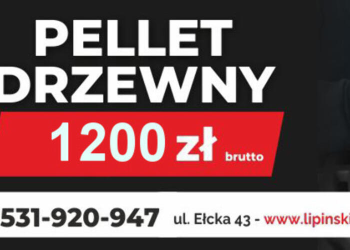 Grajewo ogłoszenia: Pellet drzewny 1200 zł, zadzwoń.